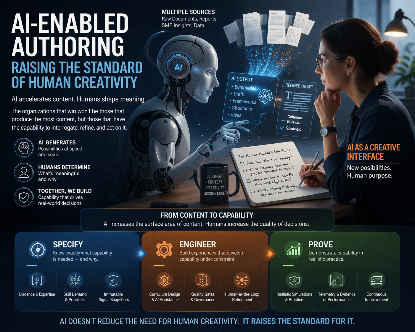 AI-enhanced human creativity in action