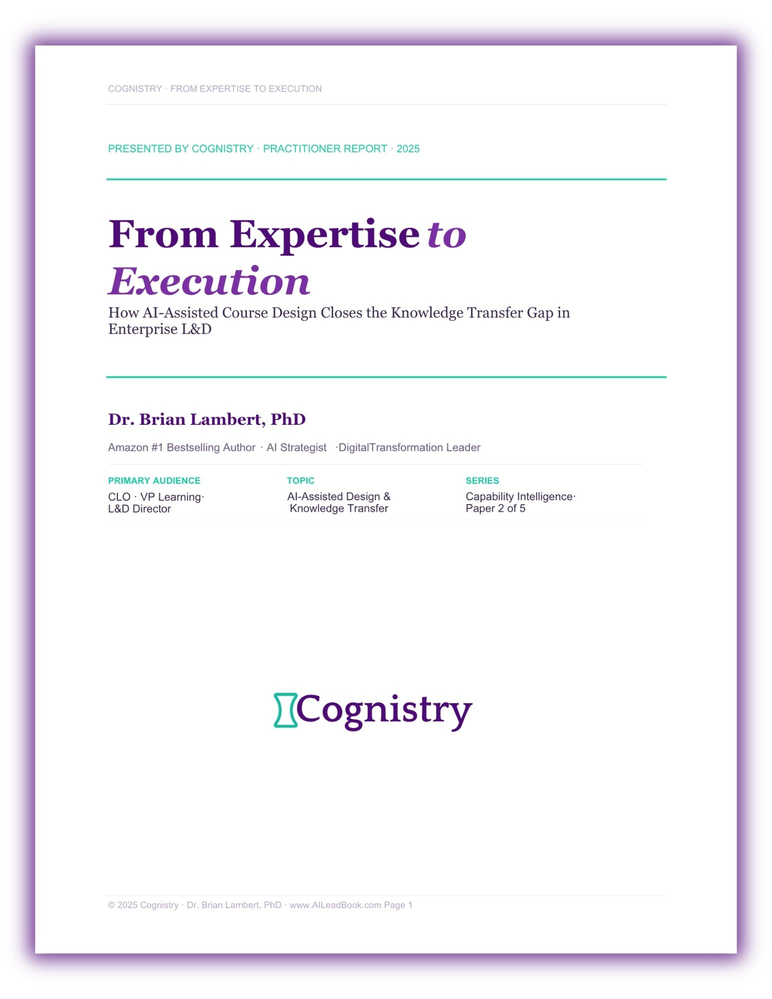 From Execution to Expertise