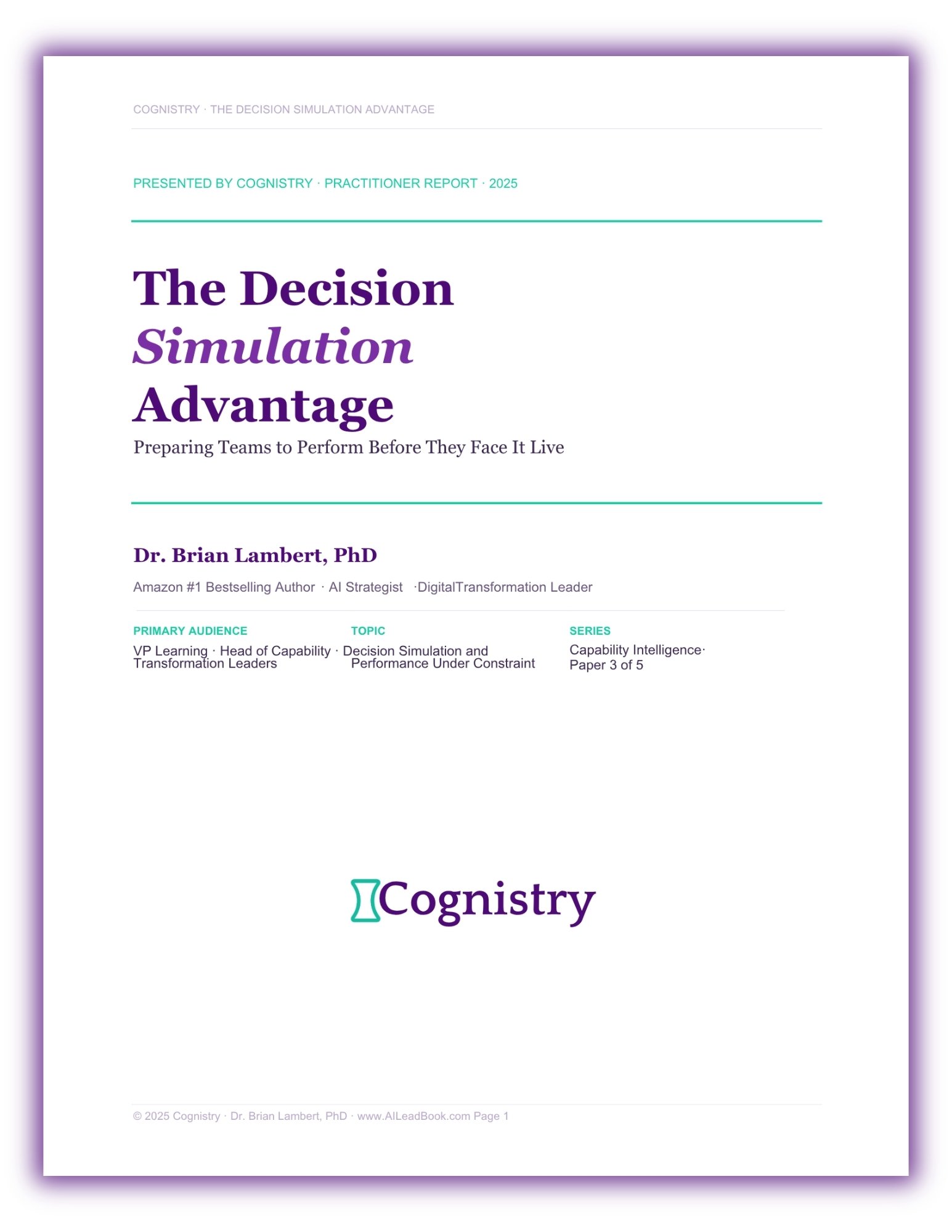 The Decision Simulation Advantage