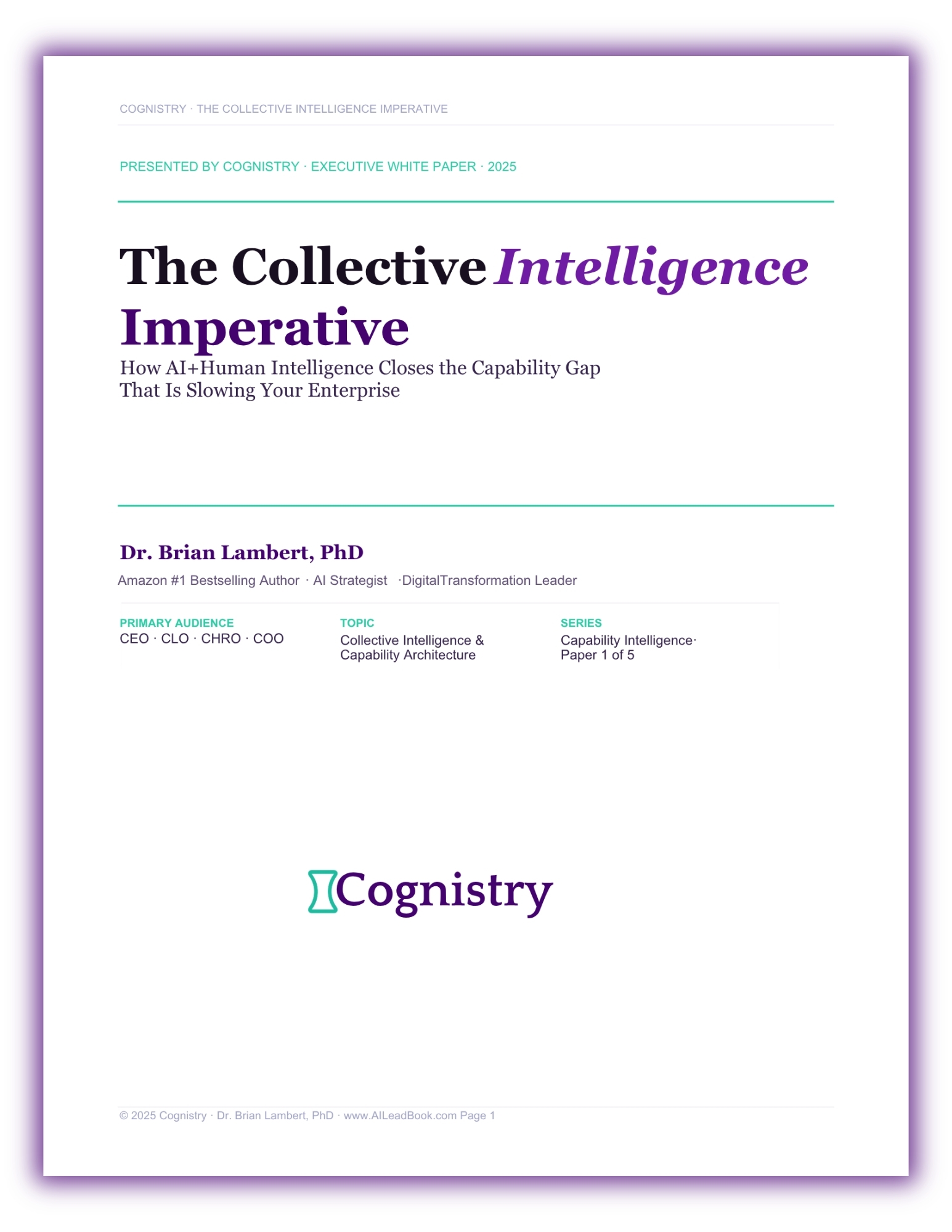 Collective Intelligence Imperative